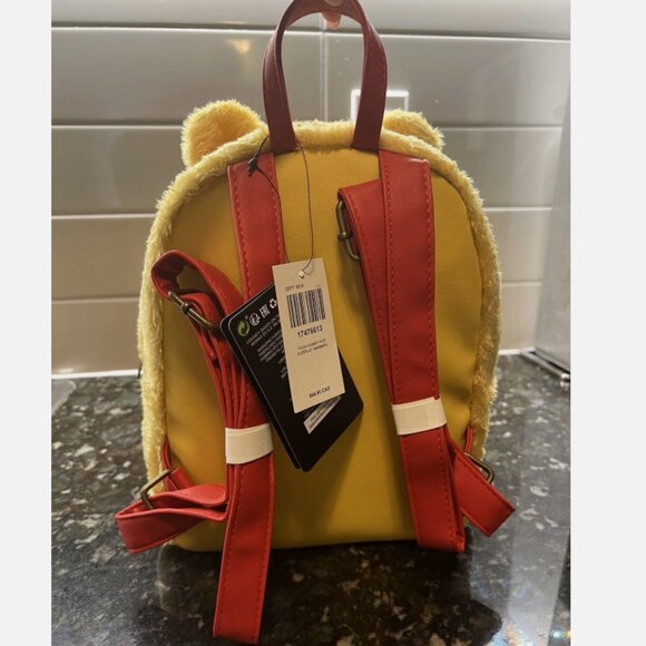 NWT Loungefly Disney Furry Winnie The Pooh Backpack - Picture 2 of 3